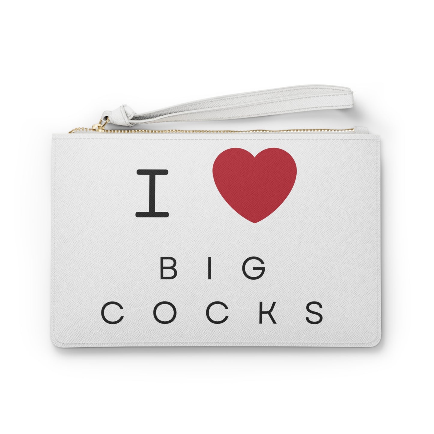 I love big cocks clutch vegan bag