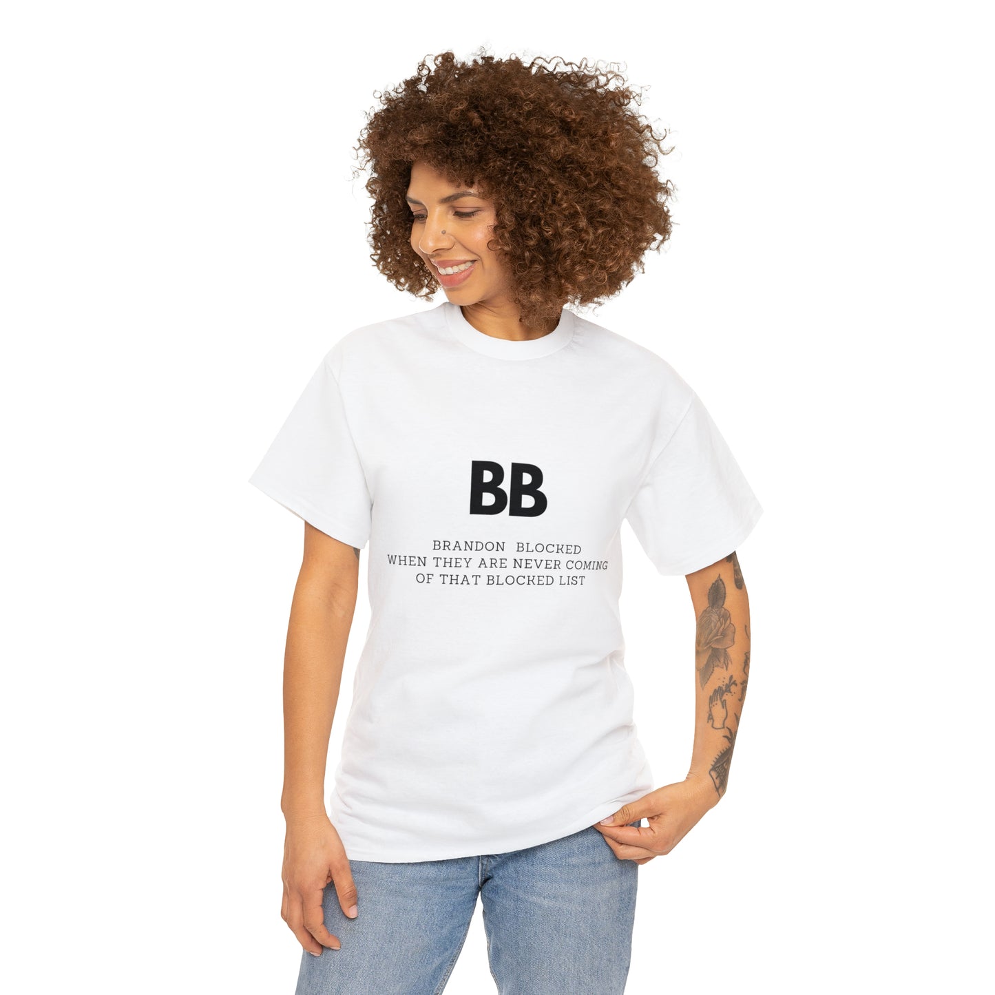 Unisex Heavy Cotton Tee - Brandon Blocked