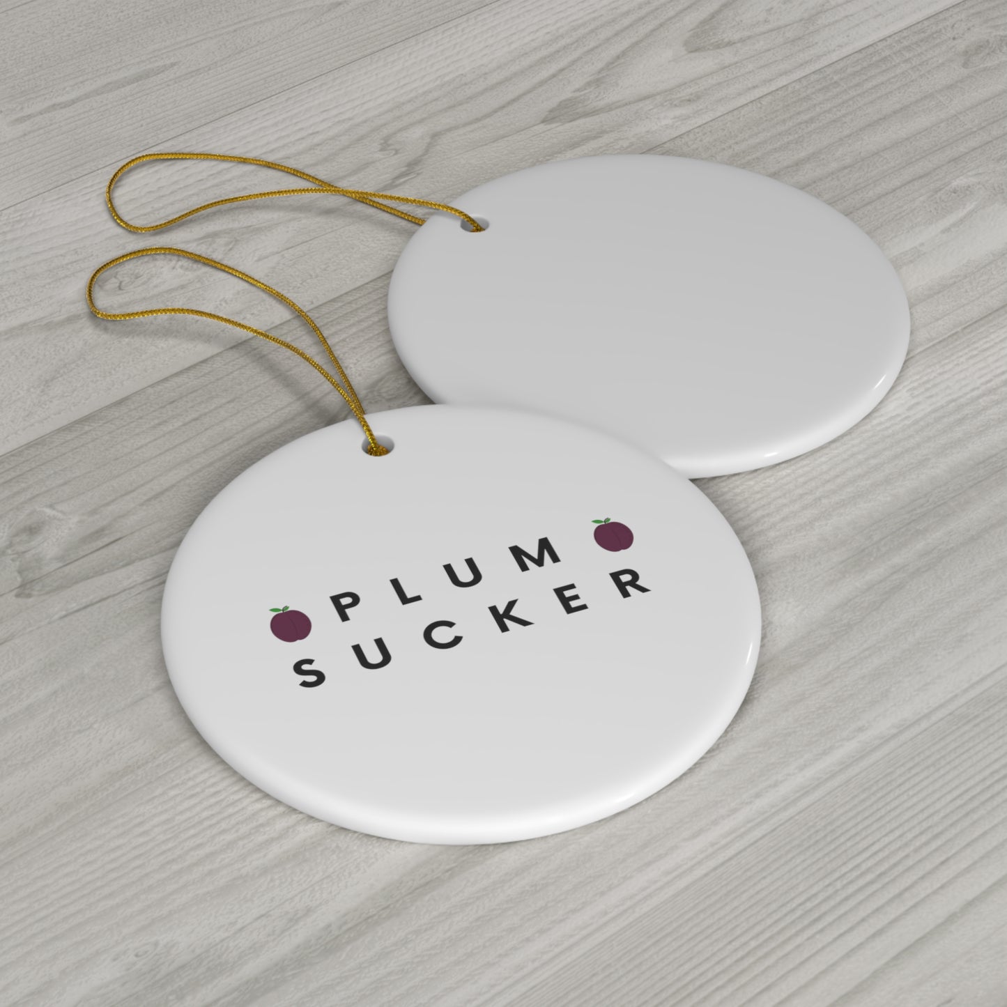 Plum Sucker Ornament