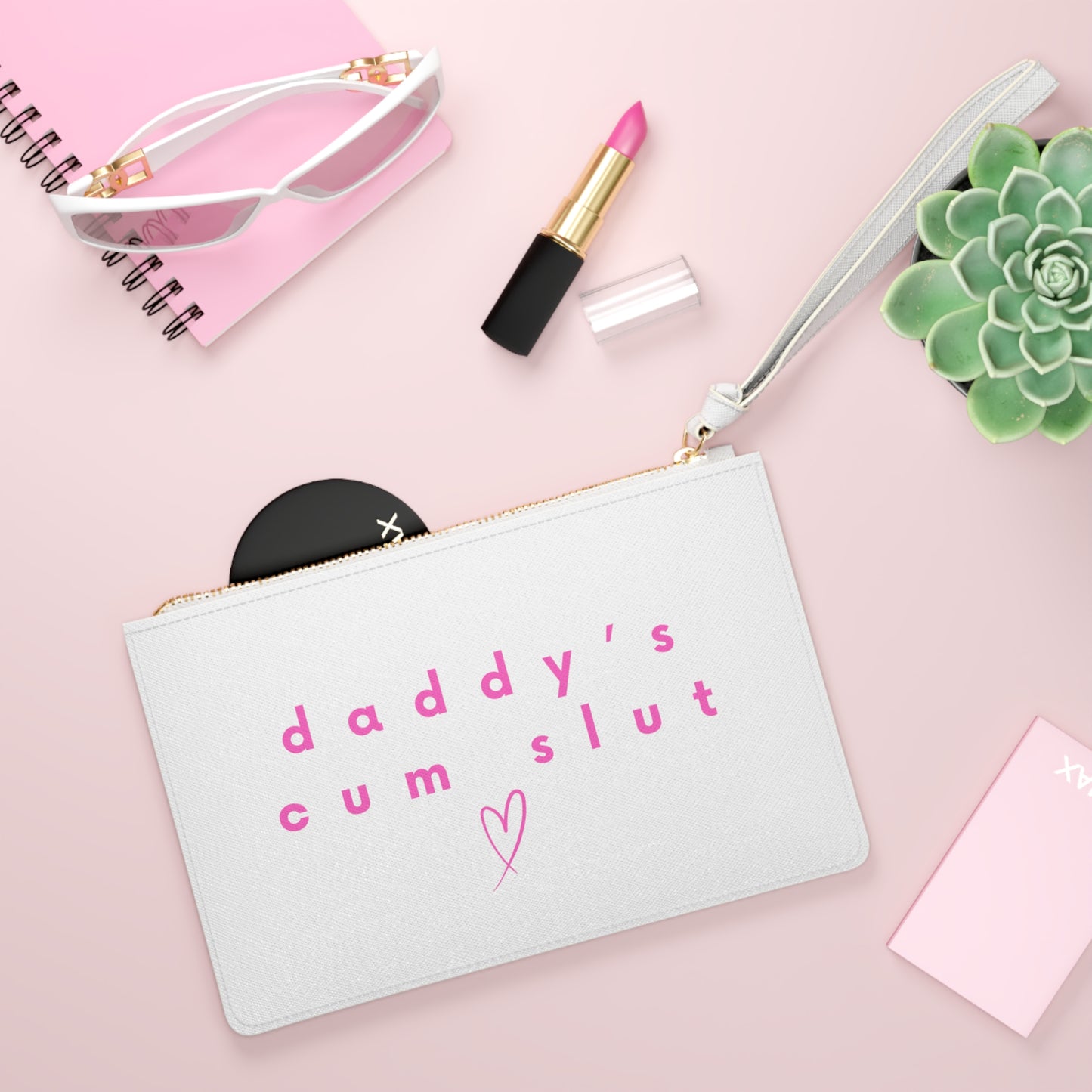 Daddy's Cum Slut Clutch Bag