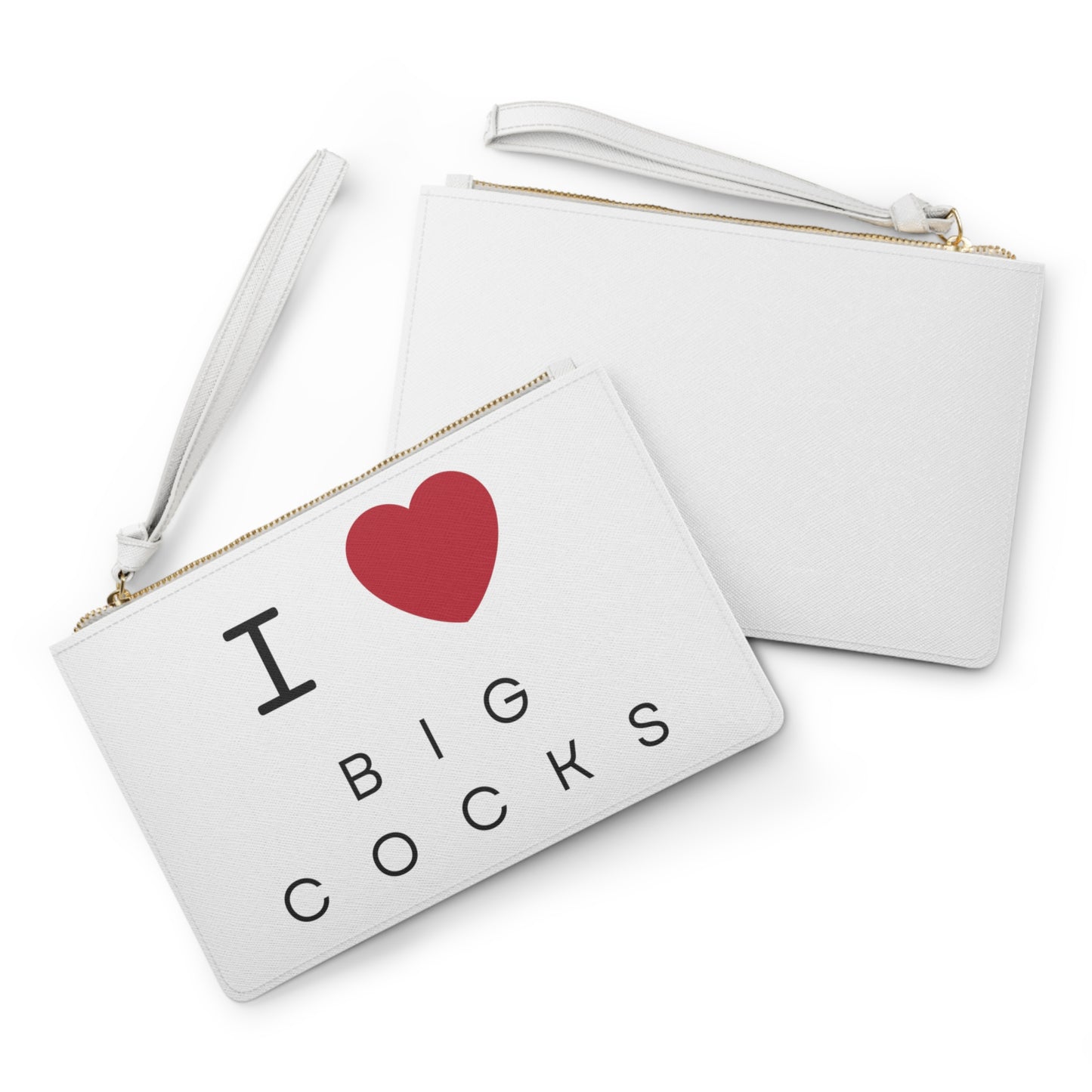 I love big cocks clutch vegan bag