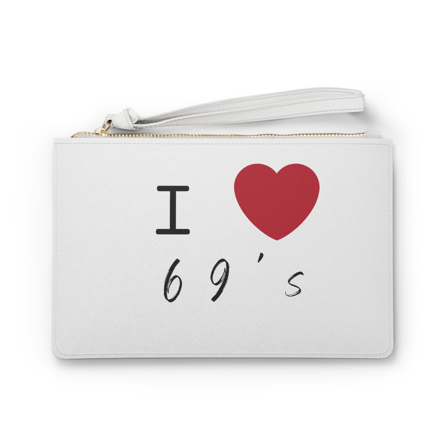 I Love 69s Vegan Clutch Bag