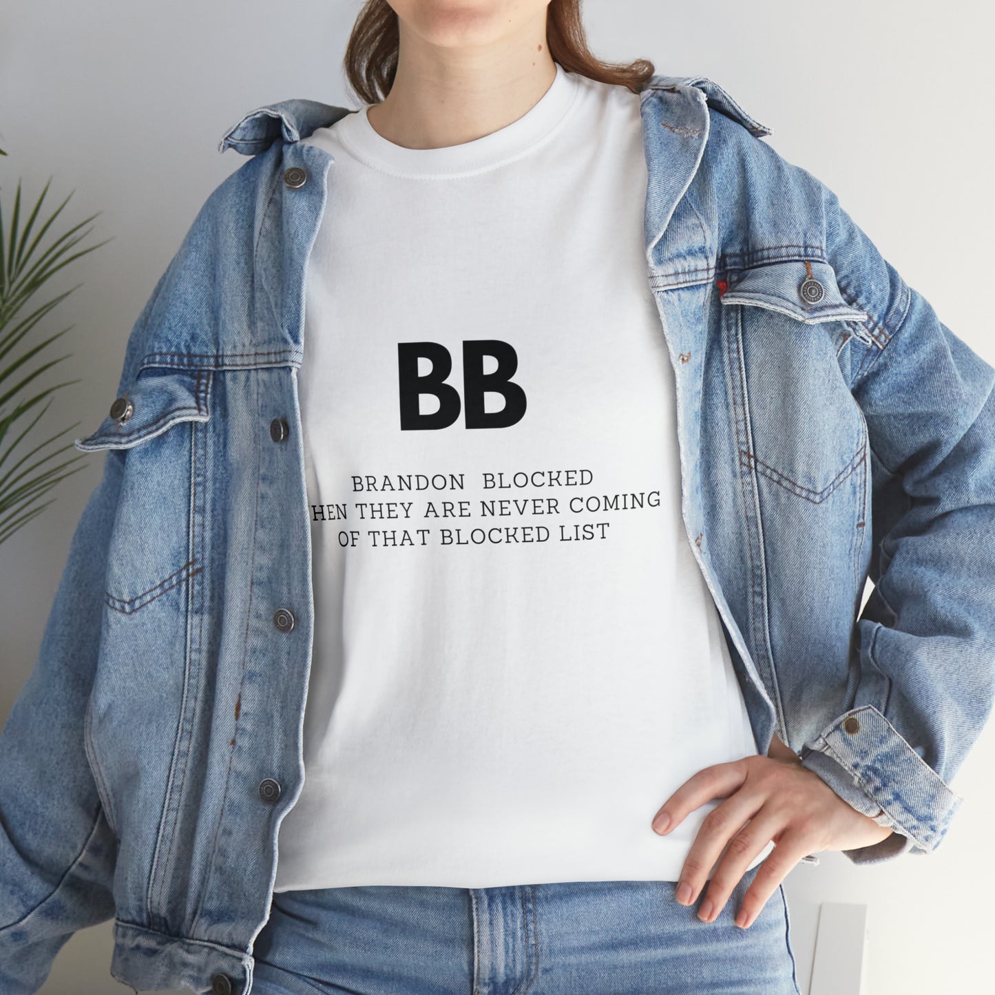 Unisex Heavy Cotton Tee - Brandon Blocked