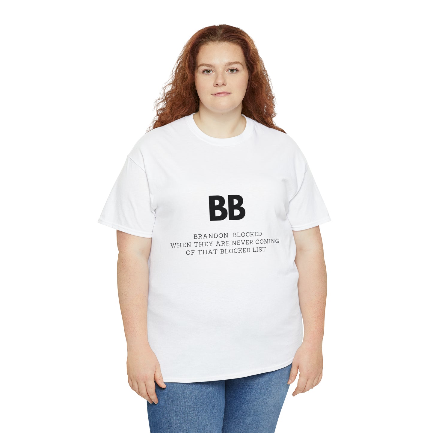 Unisex Heavy Cotton Tee - Brandon Blocked