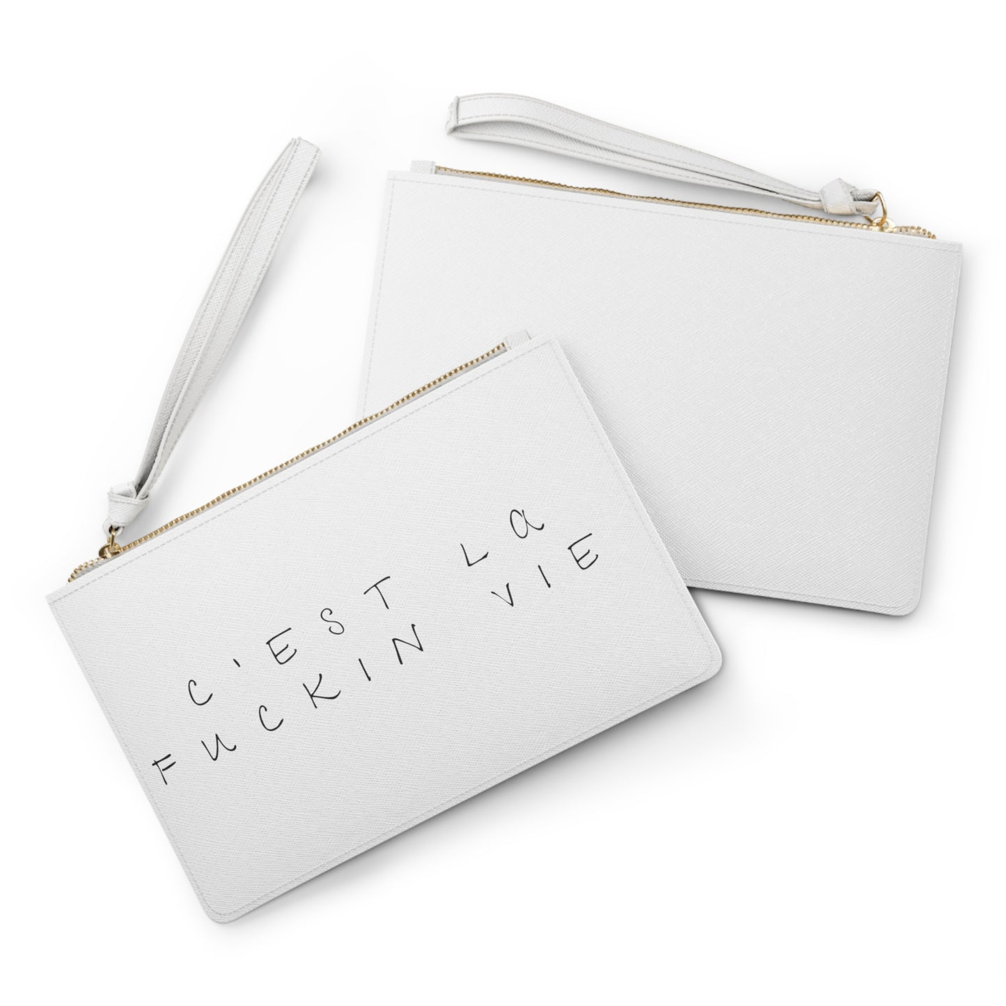 C'est La Fuckin Vie Vegan Clutch Bag